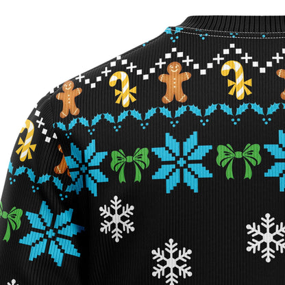 Ugly Christmas Sweater JulesRoche All-Over Print Cotton Wool Blend Julesroches