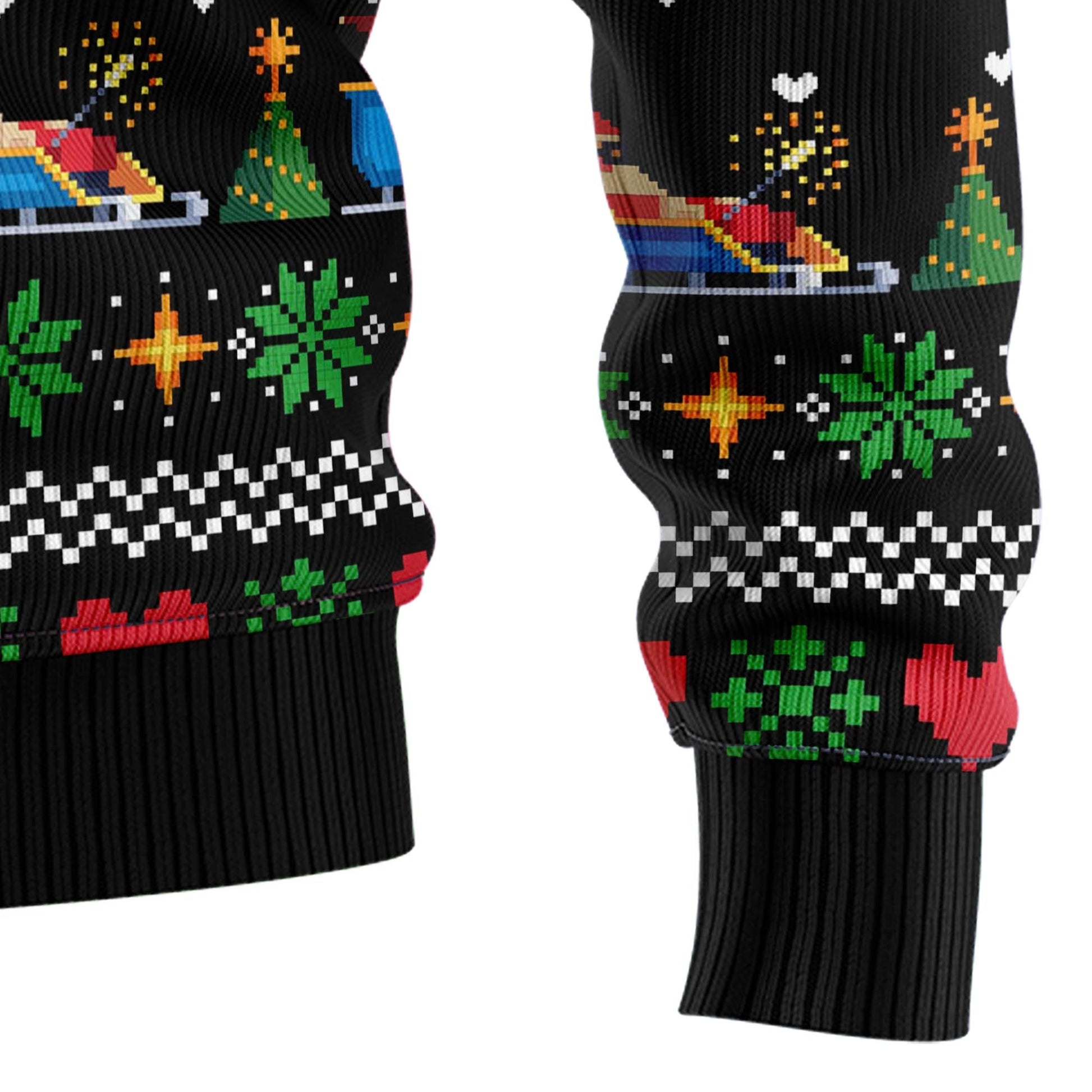 Ugly Christmas Sweater JulesRoche All-Over Print Design Julesroches