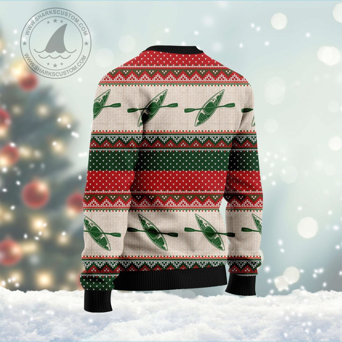 Ugly Christmas Sweater JulesRoche All-Over Print Design Julesroches