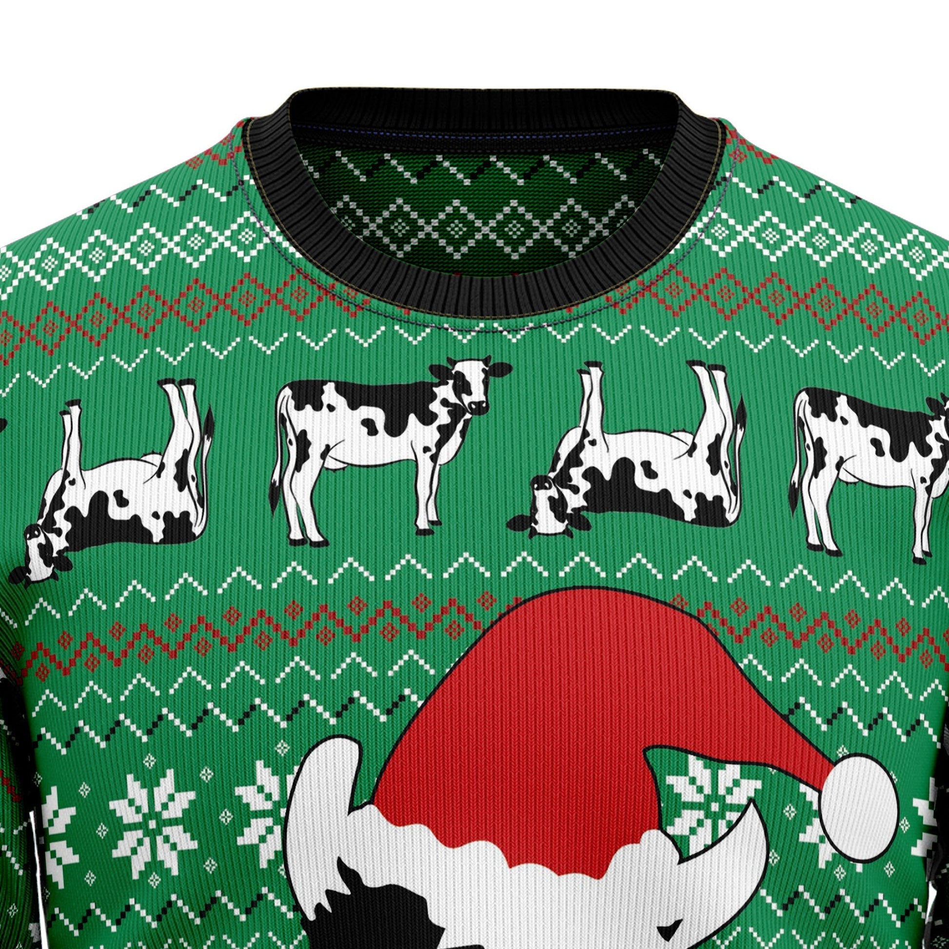 Ugly Christmas Sweater JulesRoche All-Over Print Festive Jumper Julesroches