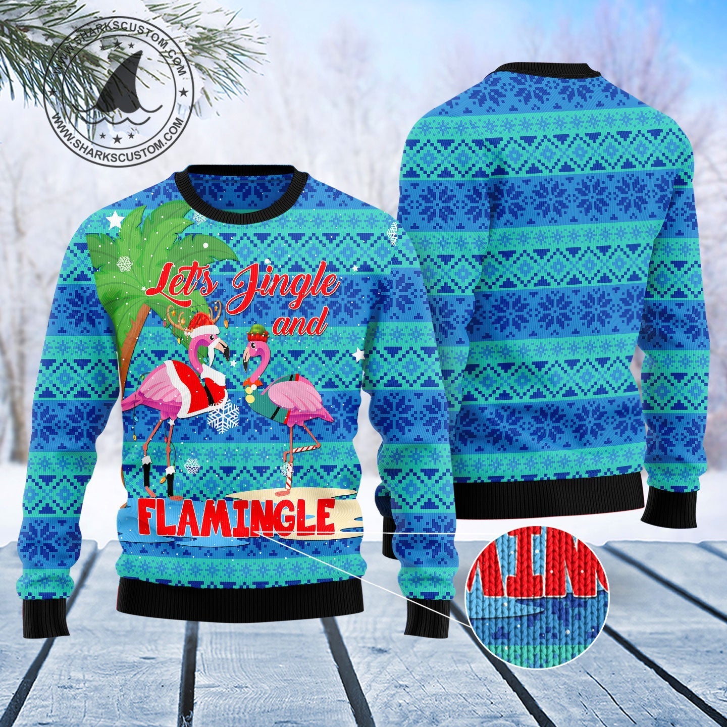 Ugly Christmas Sweater JulesRoche All-Over Print Holiday Edition Julesroches