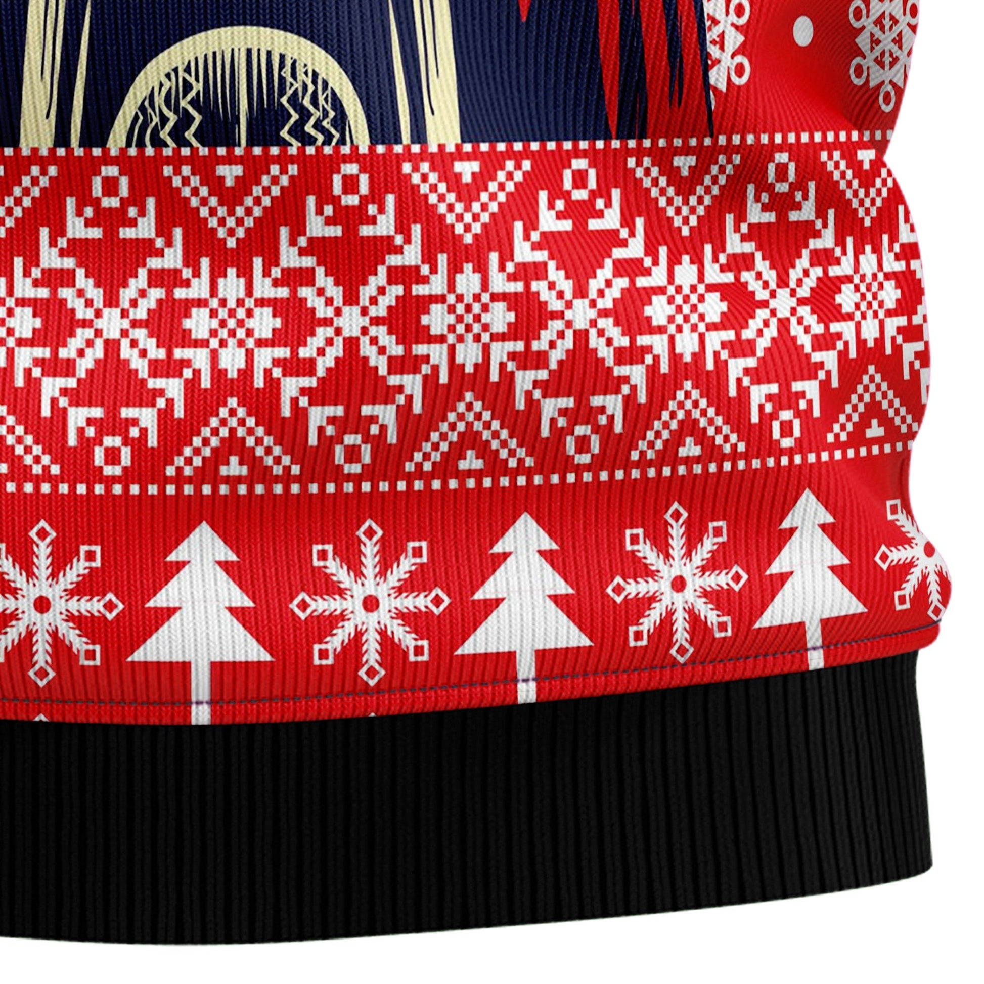 Ugly Christmas Sweater JulesRoche All-Over Print Holiday Jumper Julesroches