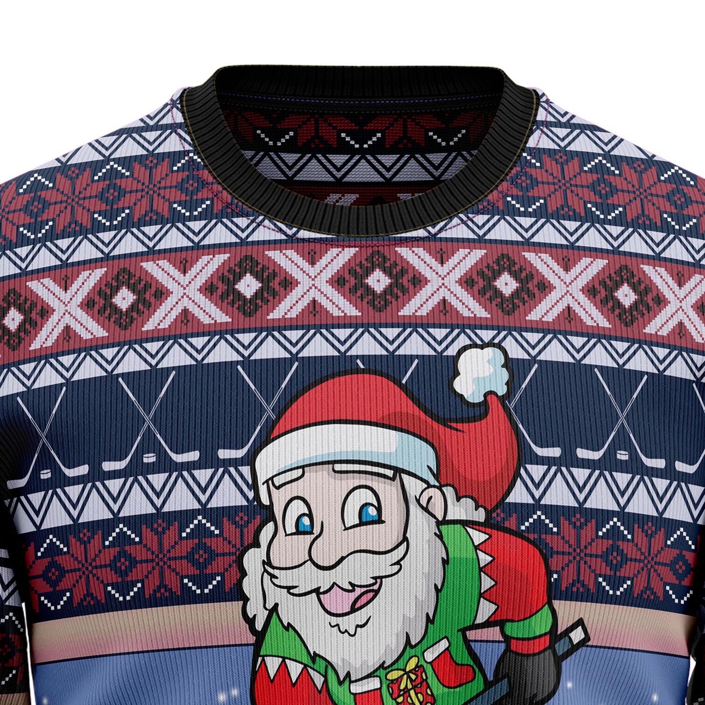 Ugly Christmas Sweater JulesRoche All-Over Print Holiday Jumper Julesroches