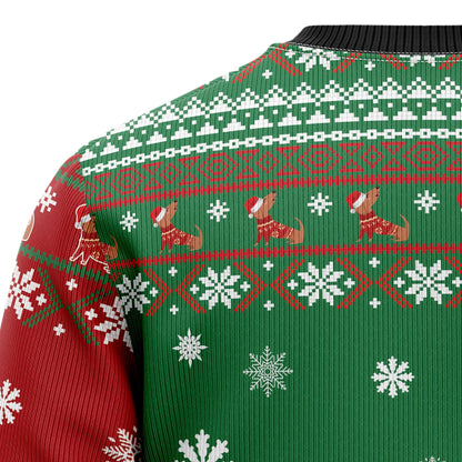 Ugly Christmas Sweater JulesRoche All-Over-Print Holiday Jumper Julesroches