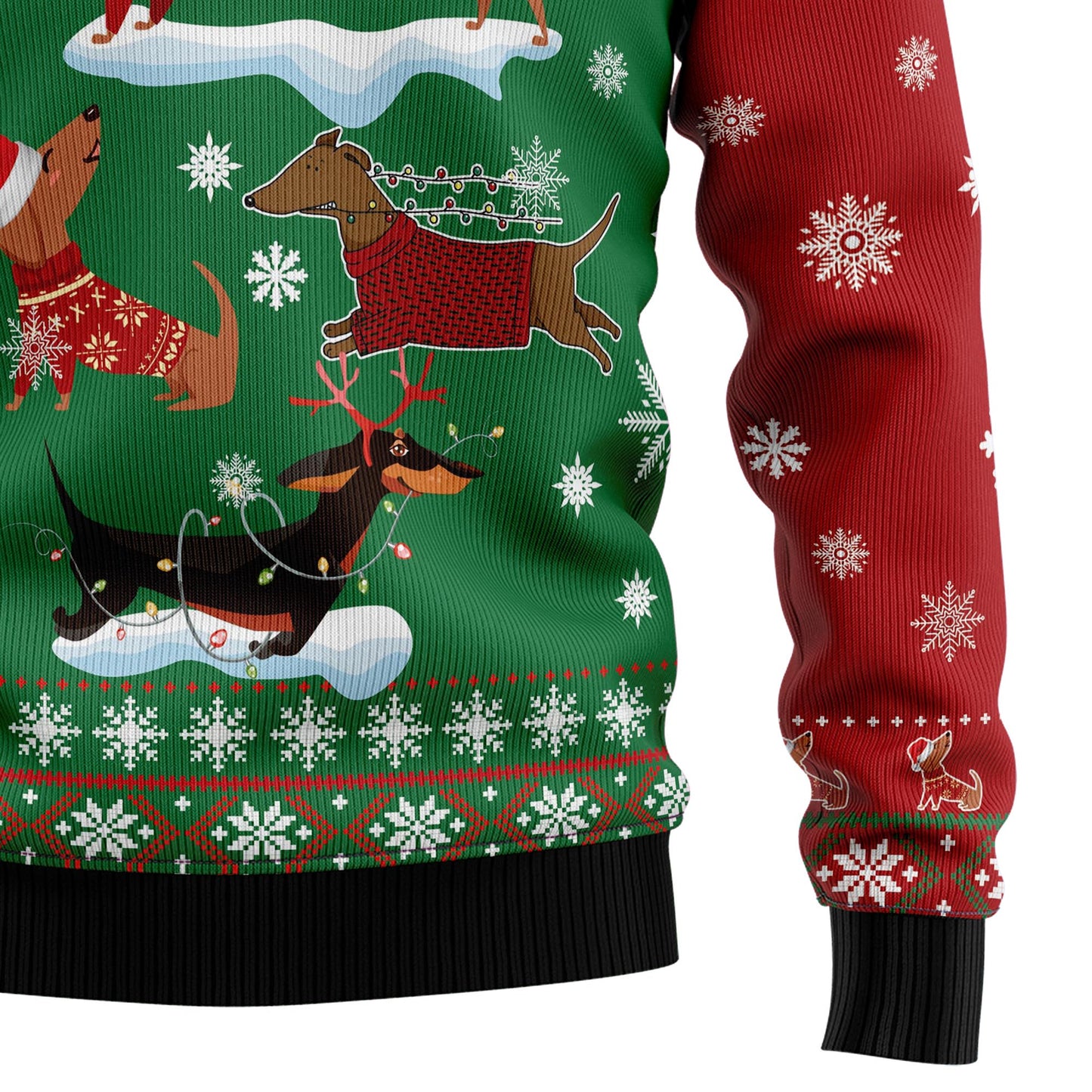 Ugly Christmas Sweater JulesRoche All-Over-Print Holiday Jumper Julesroches