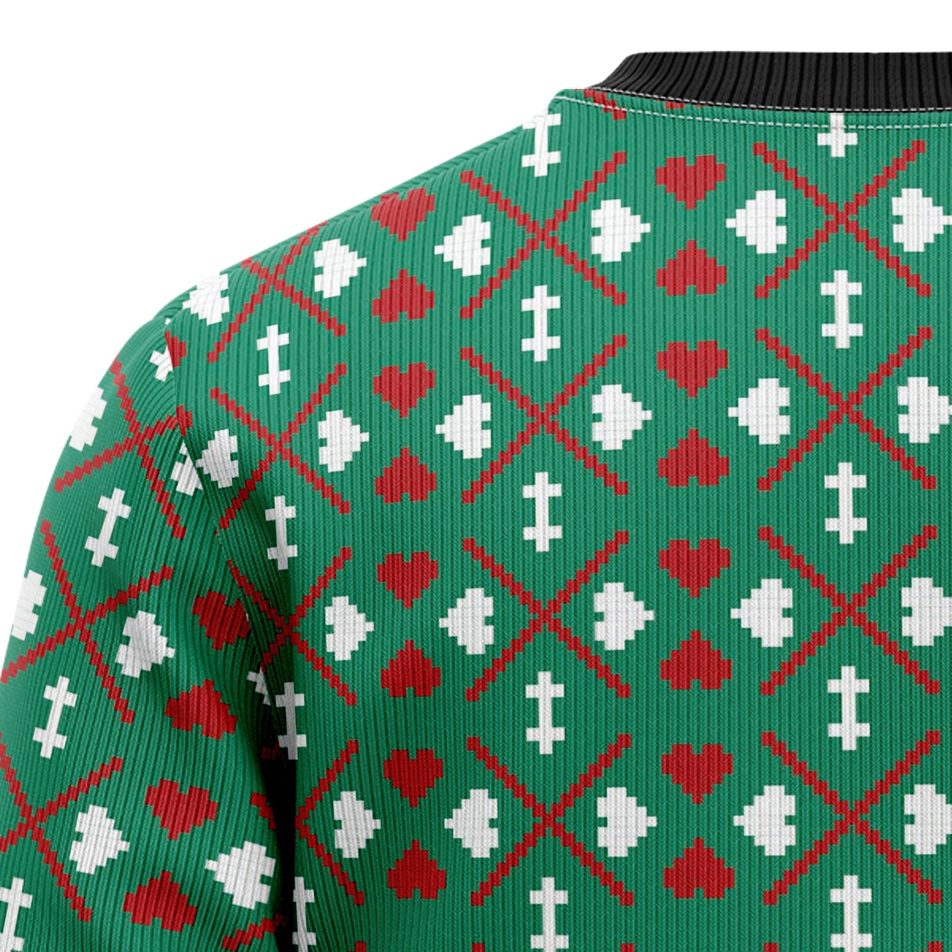 Ugly Christmas Sweater JulesRoche All-Over Print Stylish Winter Jumper Julesroches