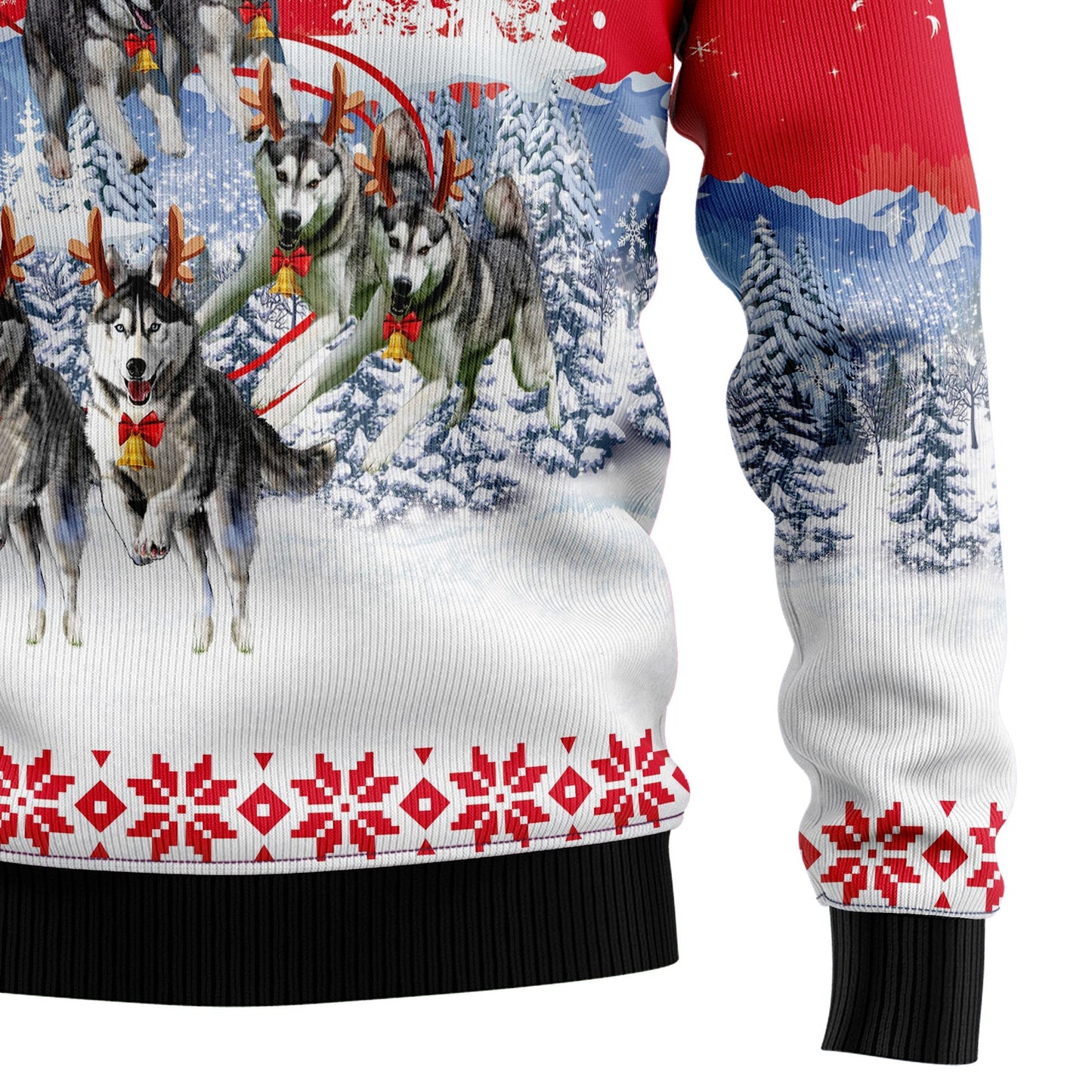 Ugly Christmas Sweater JulesRoche All-Over Print Warm Classic Julesroches