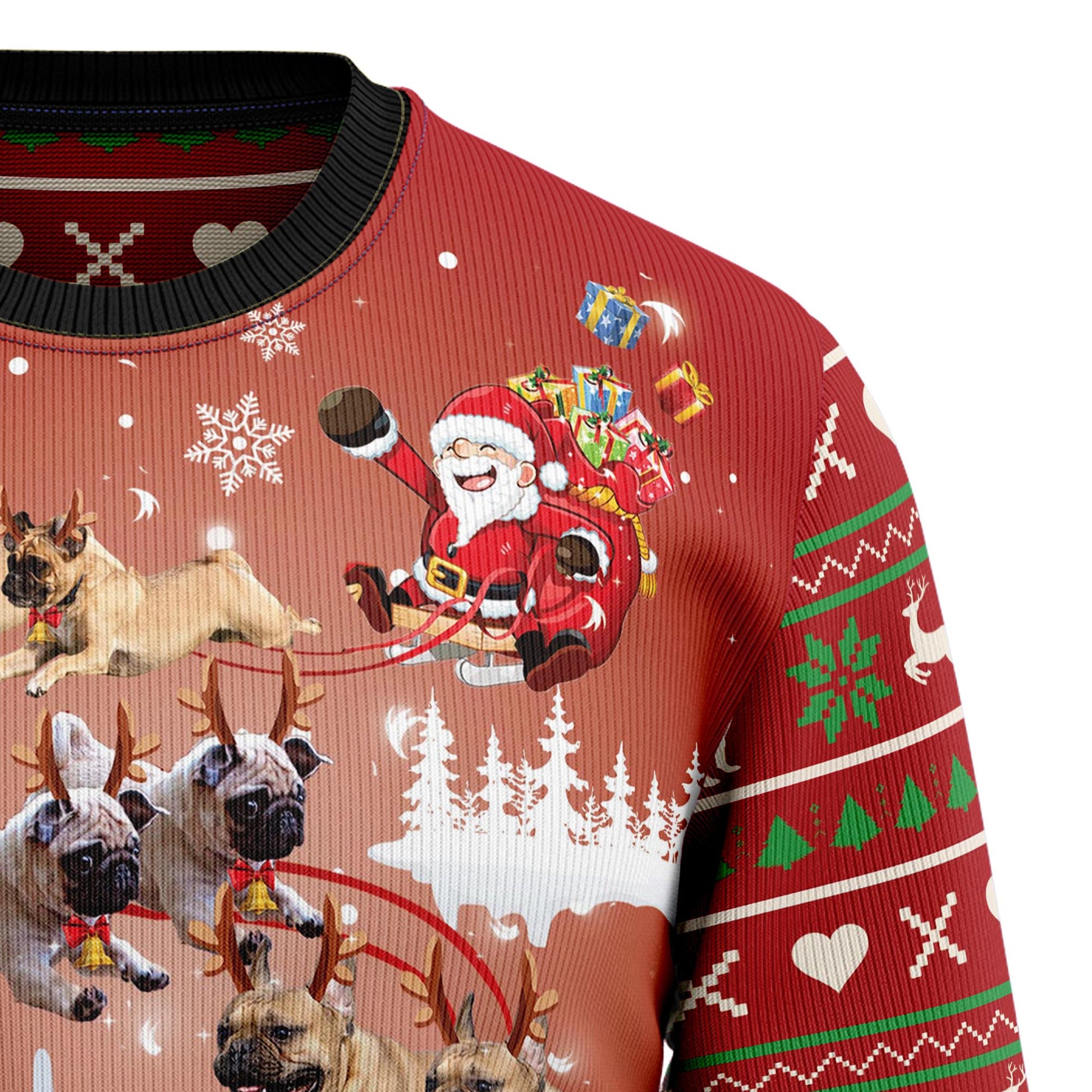 Ugly Christmas Sweater JulesRoche | All-Over Print | Warm & Comfy Julesroches