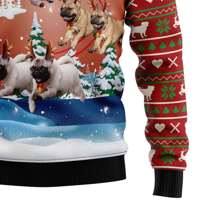 Ugly Christmas Sweater JulesRoche | All-Over Print | Warm & Comfy Julesroches