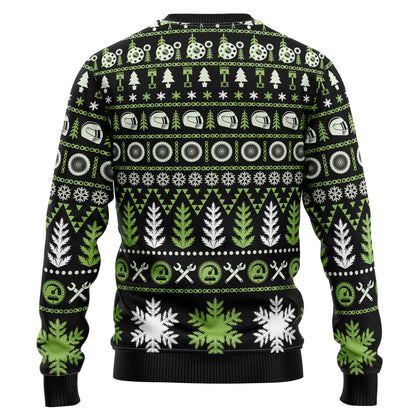 Ugly Christmas Sweater JulesRoche All-Over-Print Winter Jumper Julesroches