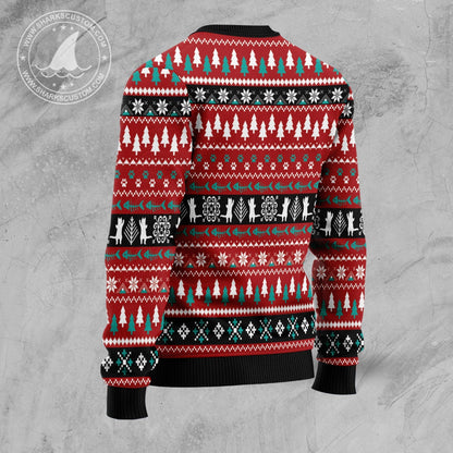 Ugly Christmas Sweater JulesRoche All-Over-Print Winter Jumper Julesroches