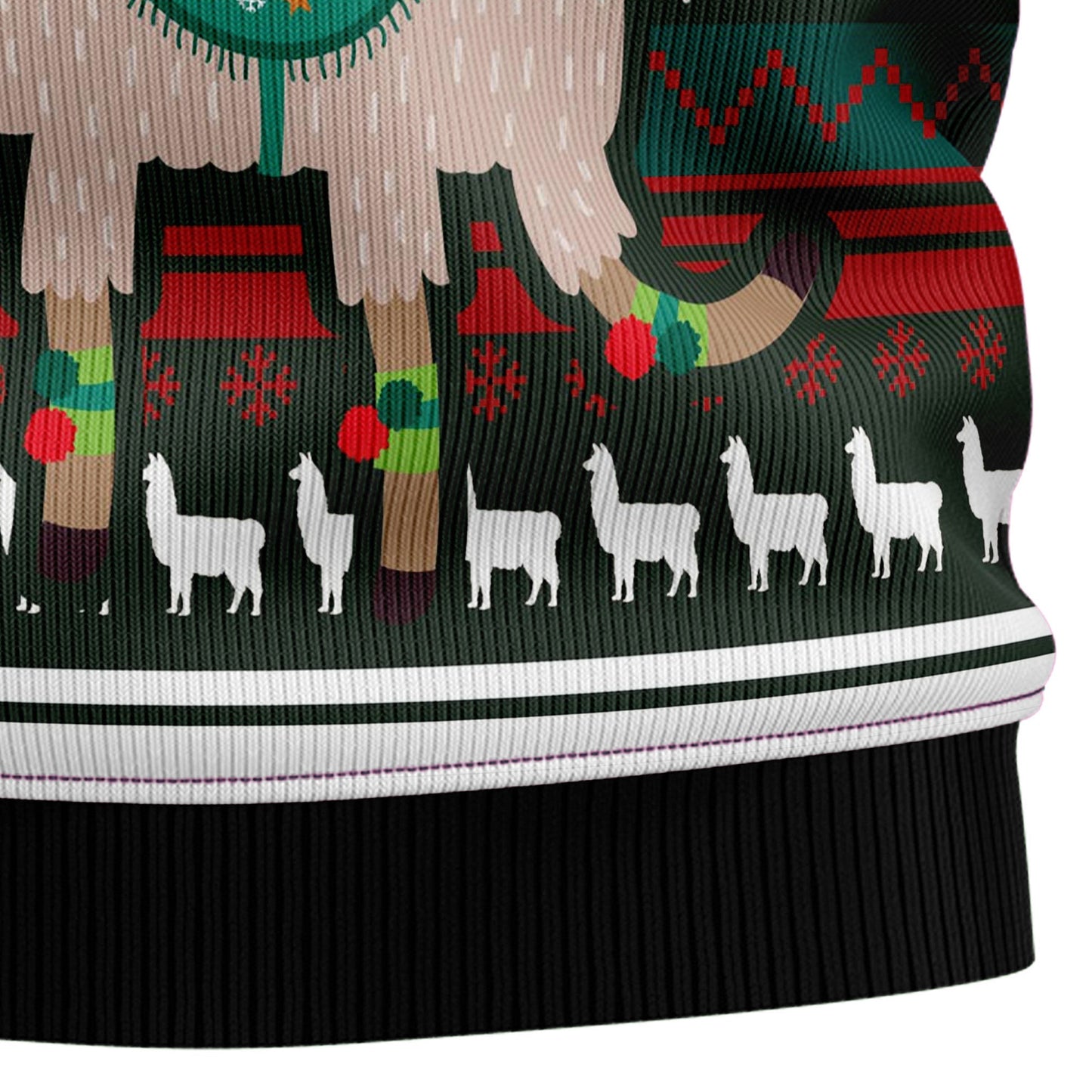 Ugly Christmas Sweater JulesRoche All-Over Print Winter Pullover Julesroches