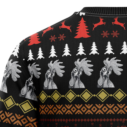 Ugly Christmas Sweater JulesRoche All-Over Print Wool Cotton Julesroches