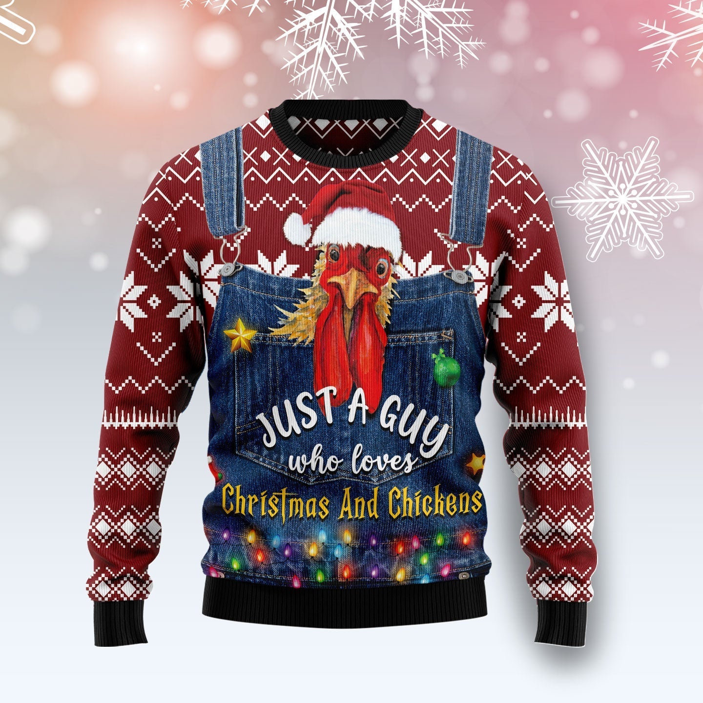 Ugly Christmas Sweater JulesRoche All-over Print Warm Winter Julesroches