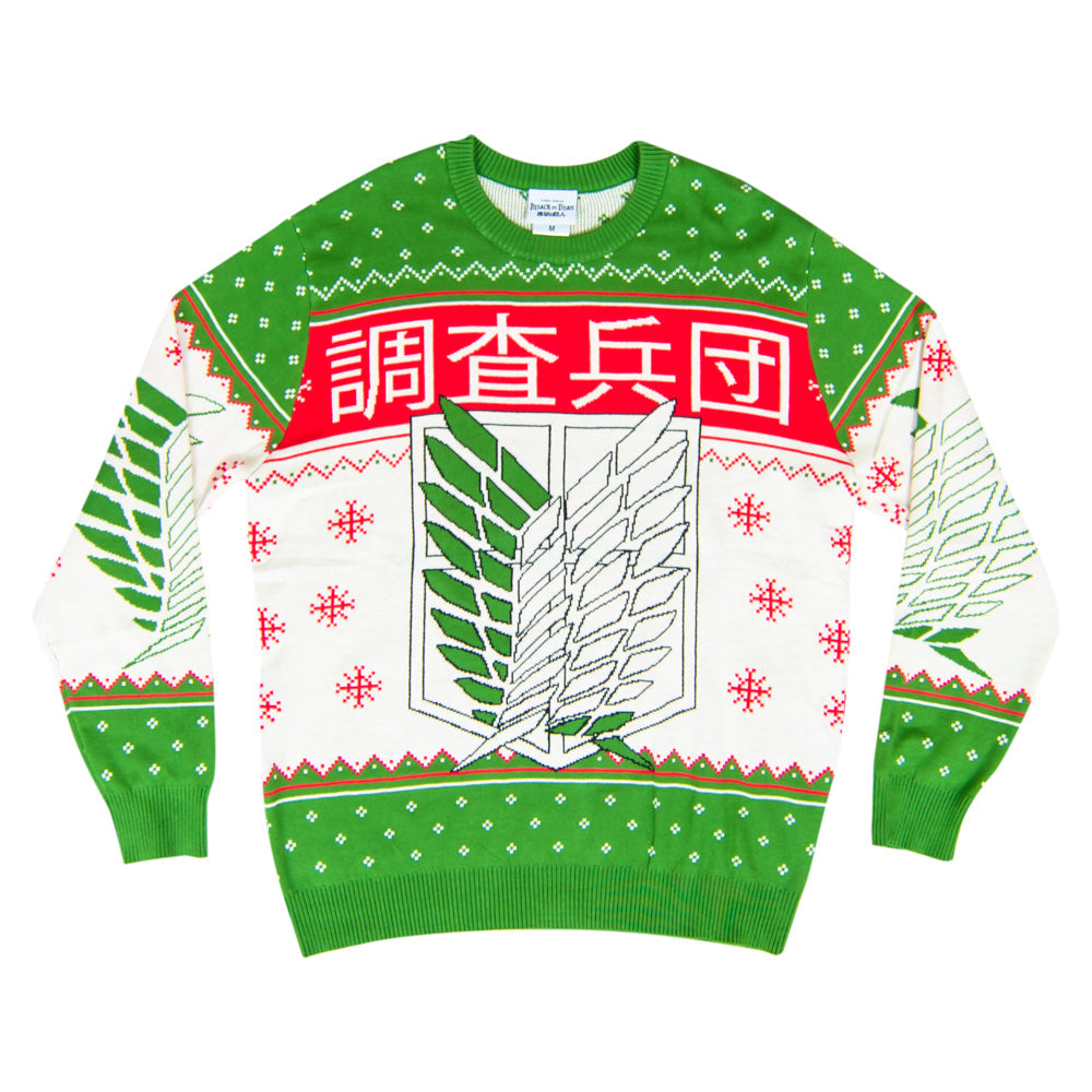 Ugly Christmas Sweater JulesRoche Anime Theme Festive Unisex Julesroches