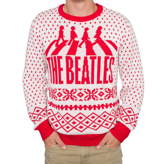 Ugly Christmas Sweater JulesRoche Beatles Abbey Road Special Julesroches