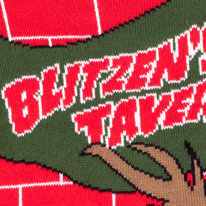 Ugly Christmas Sweater JulesRoche Blitzen's Tavern Design Julesroches