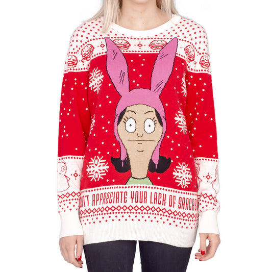 Ugly Christmas Sweater JulesRoche Bob's Burgers Unisex Pullover Julesroches