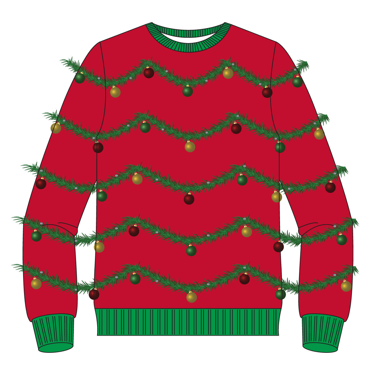 Ugly Christmas Sweater JulesRoche Bold Designs Funny Pullover Julesroches