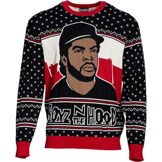 Ugly Christmas Sweater JulesRoche Boyz n the Hood Tribute Pullover Julesroches