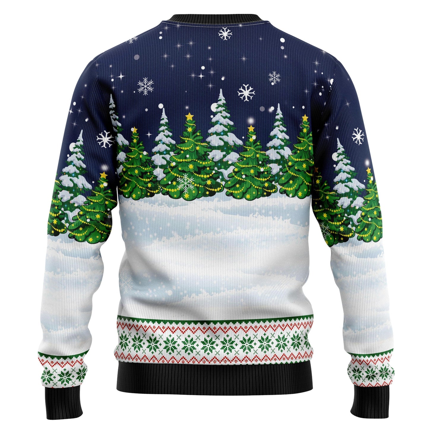 Ugly Christmas Sweater JulesRoche Cotton Blend All-Over Print Julesroches