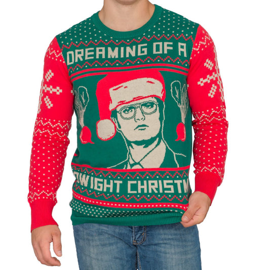 Ugly Christmas Sweater JulesRoche Dwight Schrute Festive Design Julesroches