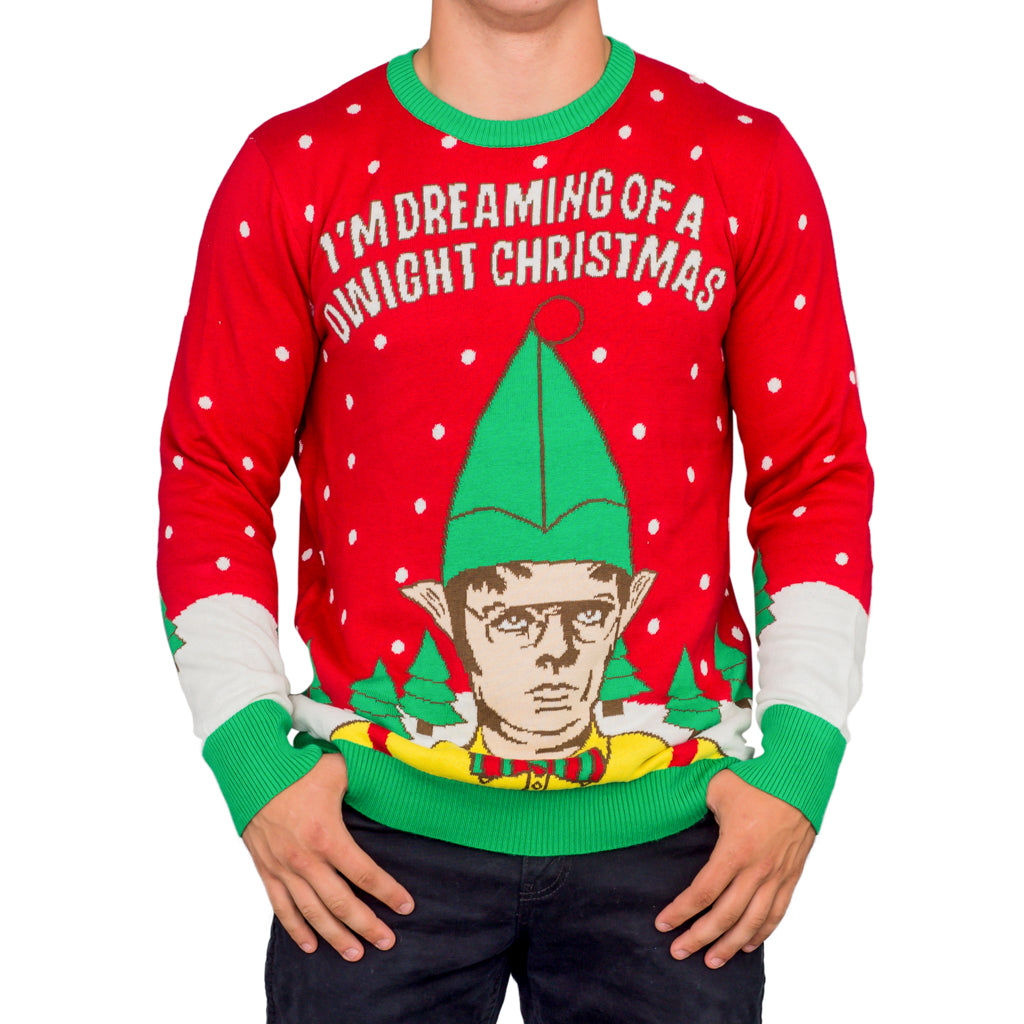 Ugly Christmas Sweater JulesRoche Dwight Schrute Holiday Fun Julesroches