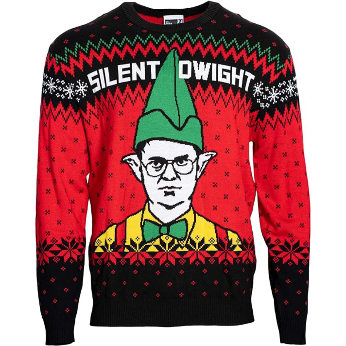 Ugly Christmas Sweater JulesRoche Dwight Schrute Silent Night Julesroches