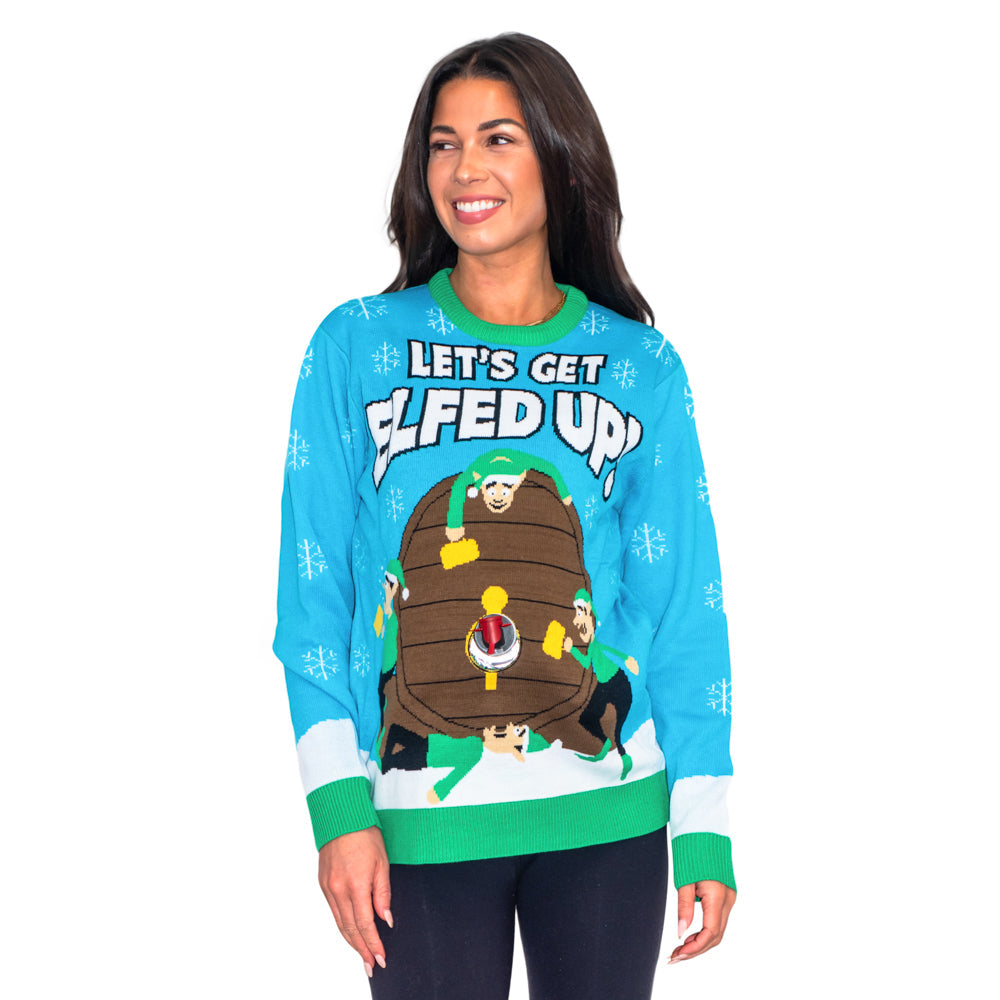 Ugly Christmas Sweater JulesRoche Elf-Themed Funny Pullover Julesroches