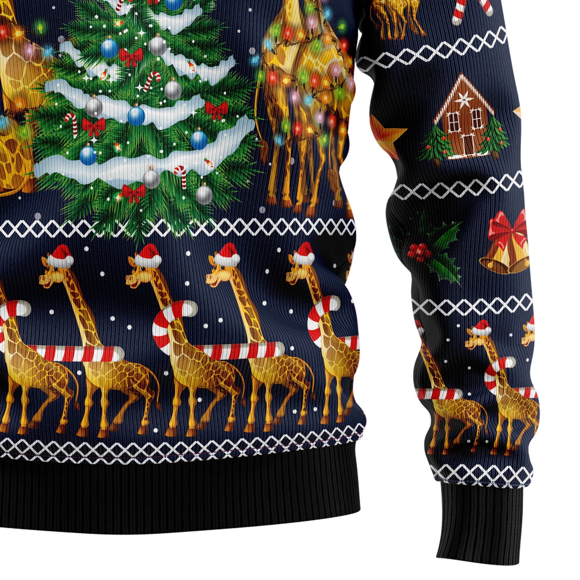 Ugly Christmas Sweater JulesRoche Festive All-Over-Print Jumper Julesroches