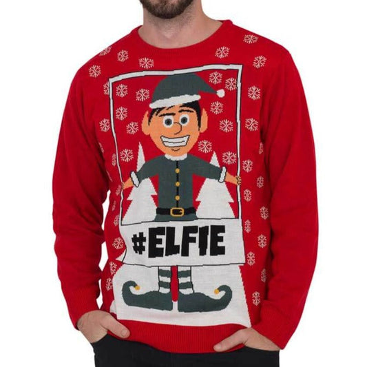 Ugly Christmas Sweater JulesRoche Festive Elf Unisex Julesroches