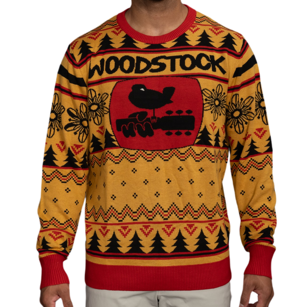 Ugly Christmas Sweater JulesRoche Festive Fun Woodstock Style Julesroches