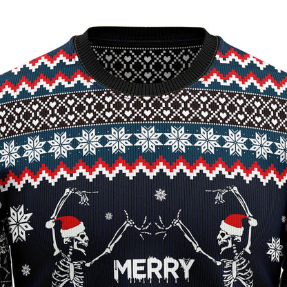 Ugly Christmas Sweater JulesRoche Funny All-Over Print Jumper Julesroches