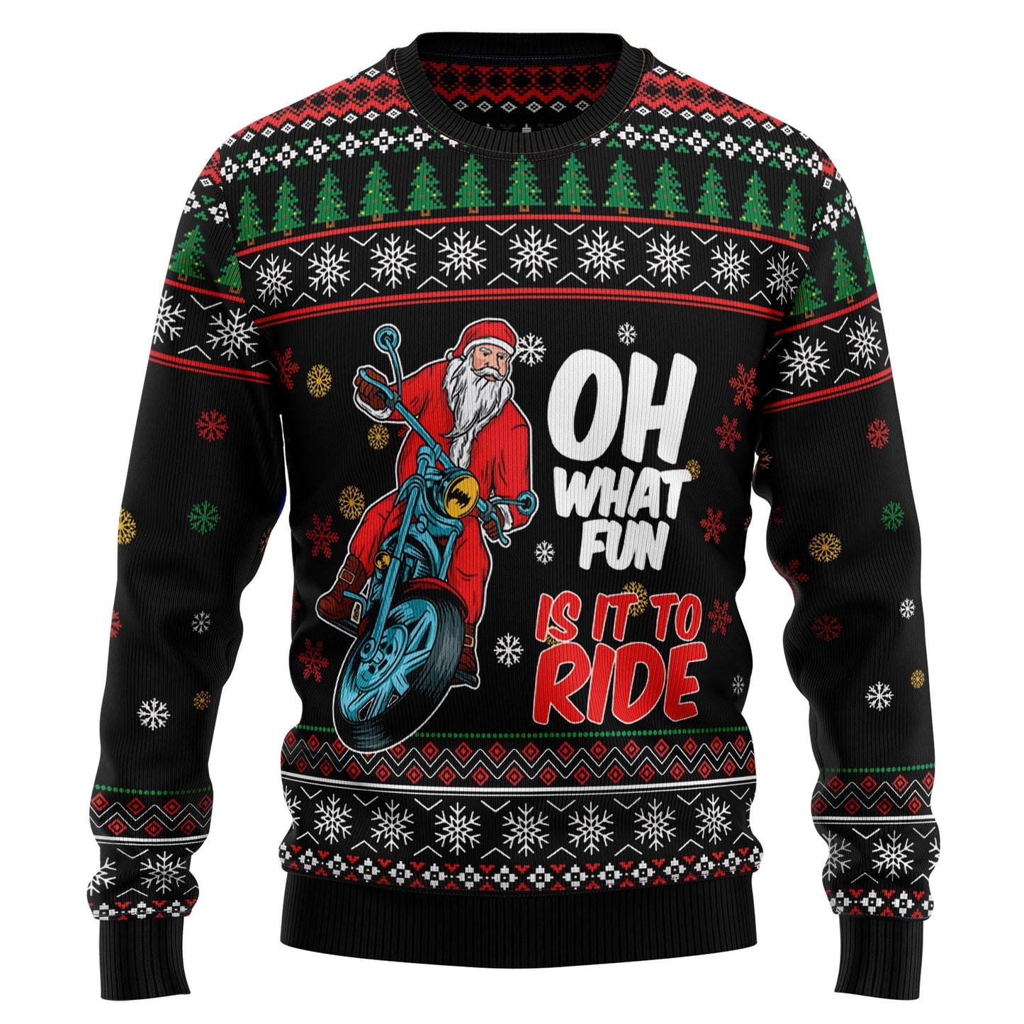 Ugly Christmas Sweater JulesRoche Funny All-Over Print Pullover Julesroches