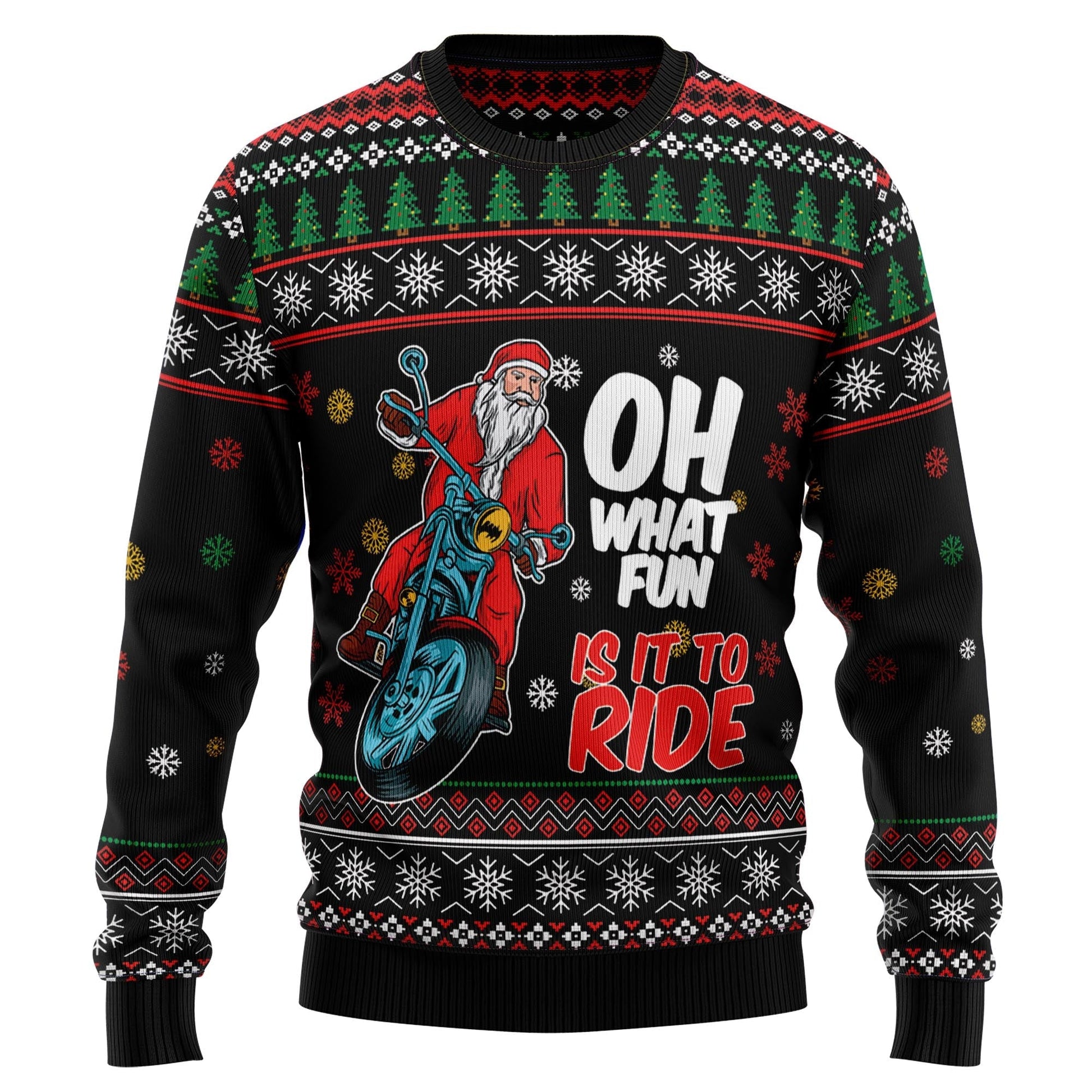 Ugly Christmas Sweater JulesRoche Funny All-Over Print Pullover Julesroches