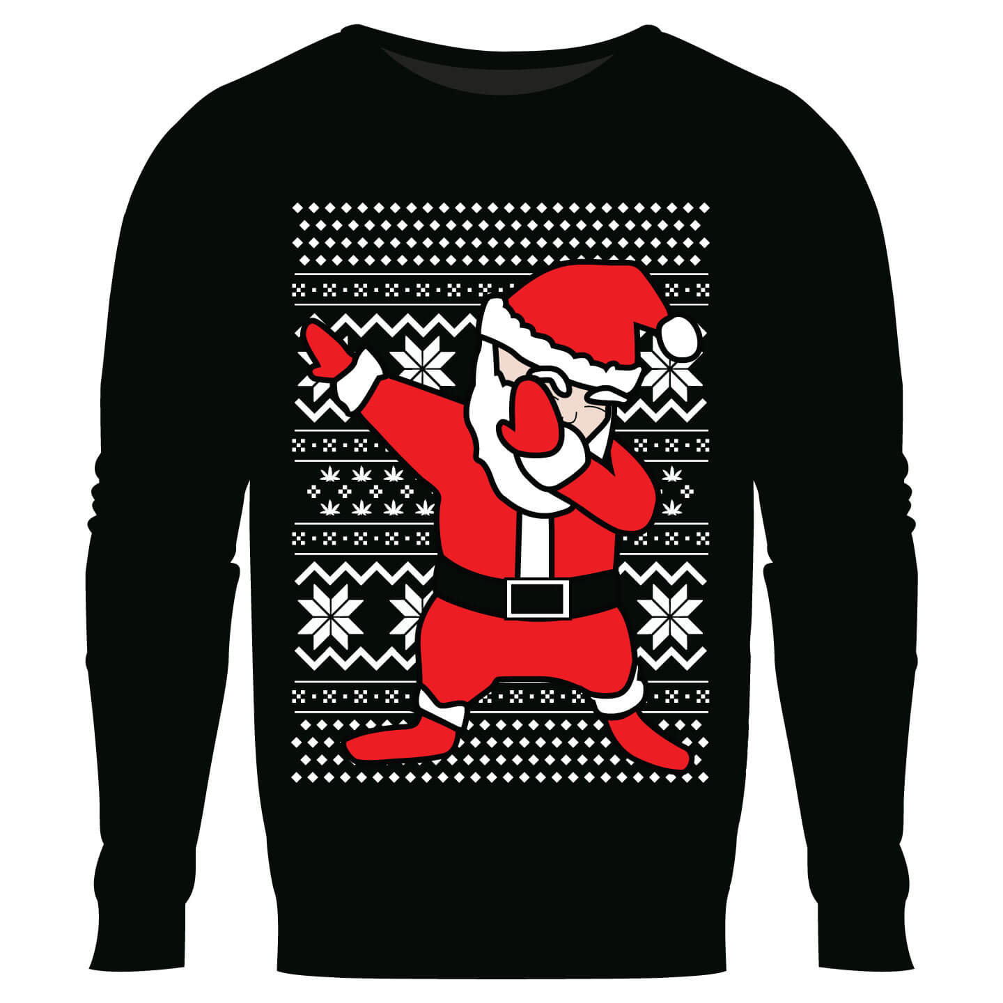 Ugly Christmas Sweater JulesRoche Funny Dabbing Santa Pullover Julesroches