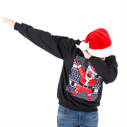 Ugly Christmas Sweater JulesRoche Funny Dabbing Santa Pullover Julesroches