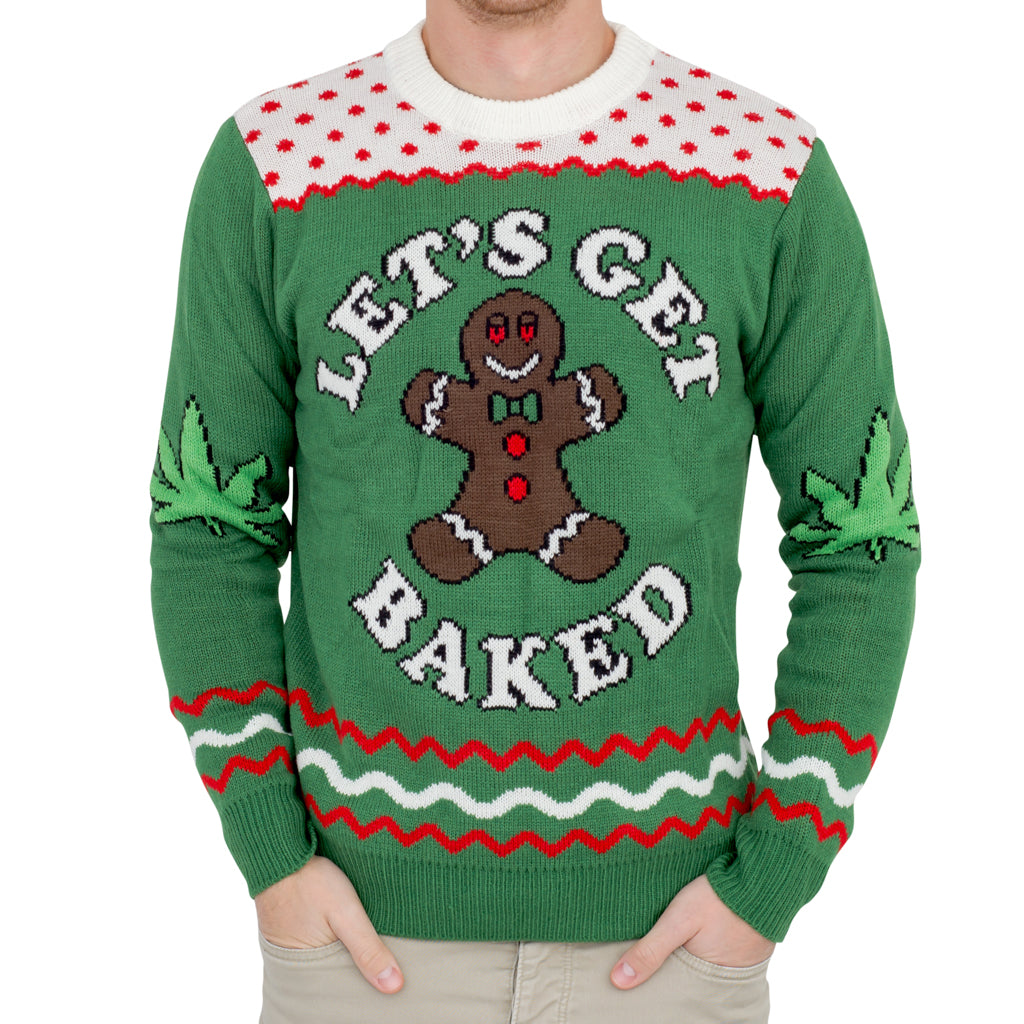 Ugly Christmas Sweater JulesRoche Funny Gingerbread Design Julesroches