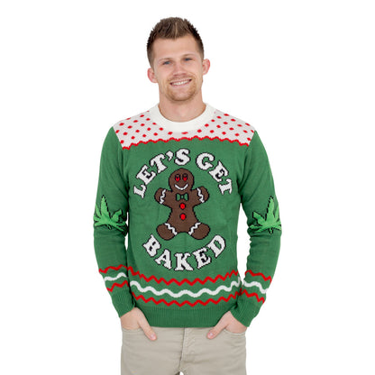 Ugly Christmas Sweater JulesRoche Funny Gingerbread Design Julesroches