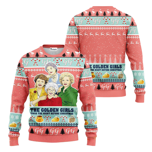 Ugly Christmas Sweater JulesRoche Funny Holiday Knit Jumper Julesroches