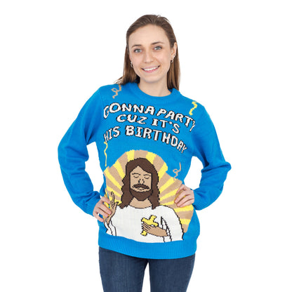 Ugly Christmas Sweater JulesRoche Funny Jesus Holiday Design Julesroches