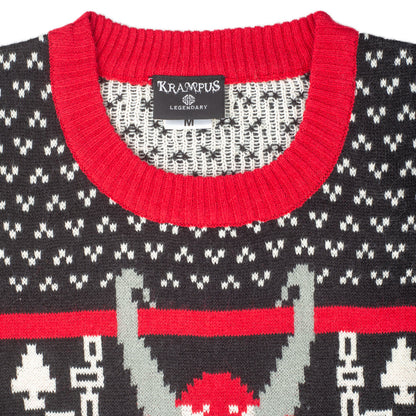 Ugly Christmas Sweater JulesRoche Funny Krampus Knit Julesroches