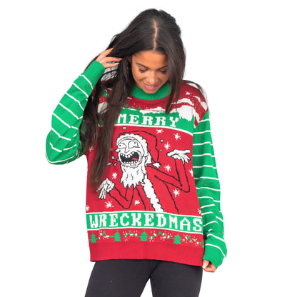 Ugly Christmas Sweater JulesRoche Funny Rick Design Pullover Julesroches