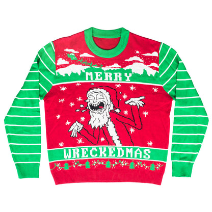 Ugly Christmas Sweater JulesRoche Funny Rick Design Pullover Julesroches