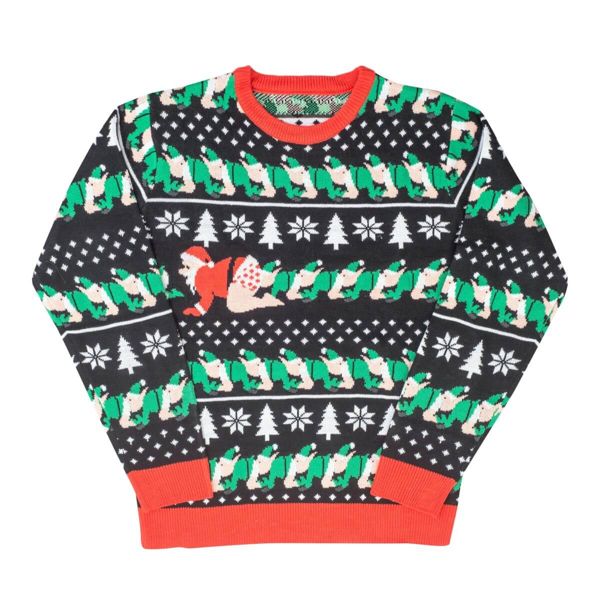 Ugly Christmas Sweater JulesRoche Funny Santa Elves Julesroches