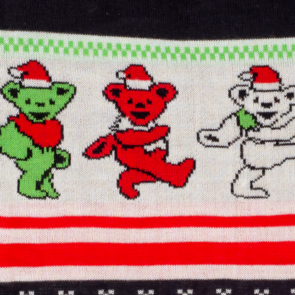 Ugly Christmas Sweater JulesRoche Grateful Dead Dancing Bear Design Julesroches