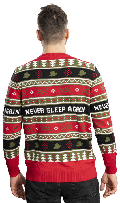 Ugly Christmas Sweater JulesRoche Horror Freddy Krueger Julesroches