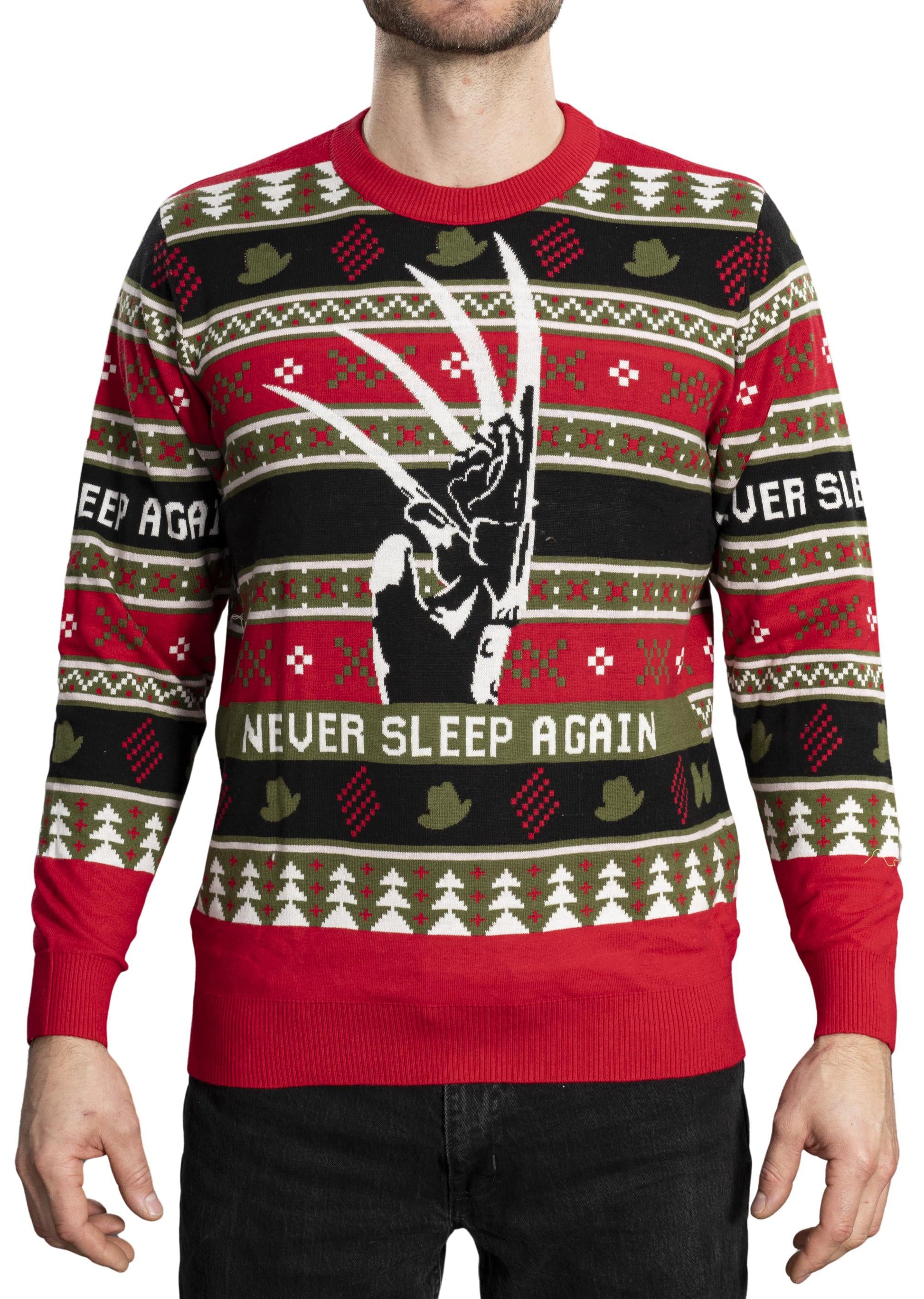 Ugly Christmas Sweater JulesRoche Horror Freddy Krueger Julesroches