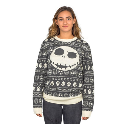 Ugly Christmas Sweater JulesRoche Jack Skeleton Tim Burton Classic Julesroches