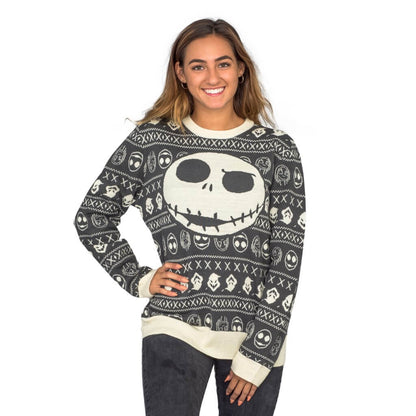 Ugly Christmas Sweater JulesRoche Jack Skeleton Tim Burton Classic Julesroches